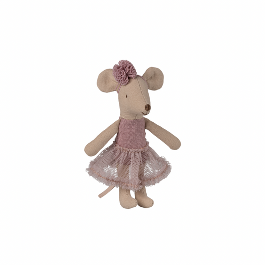 Maileg Ballerina mouse, Little sister - Heather