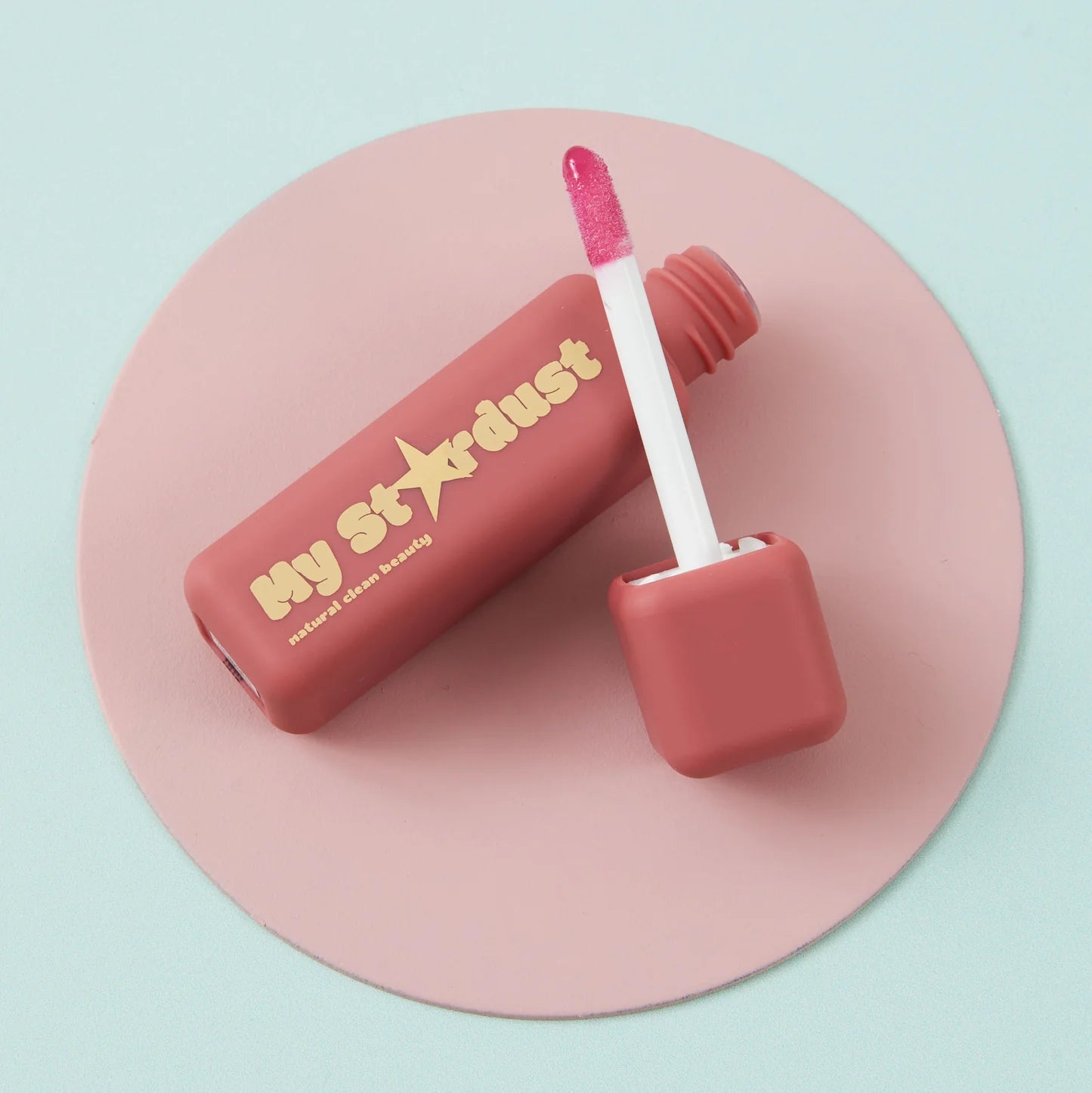 The Natural Play MakeUp Company Lip Gloss - Pink Galaxy Swirl