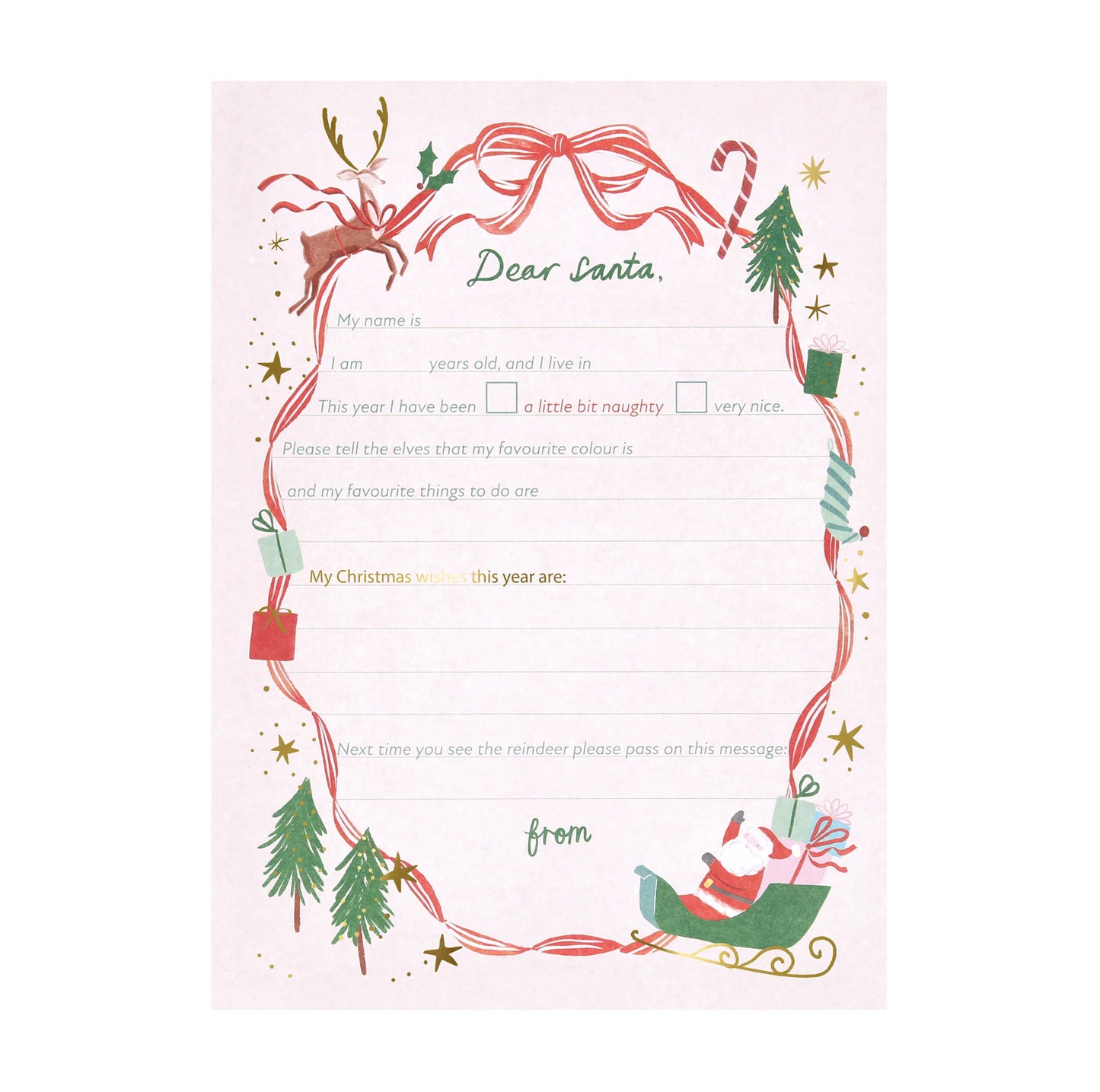 Meri Meri Letter to Santa Kit