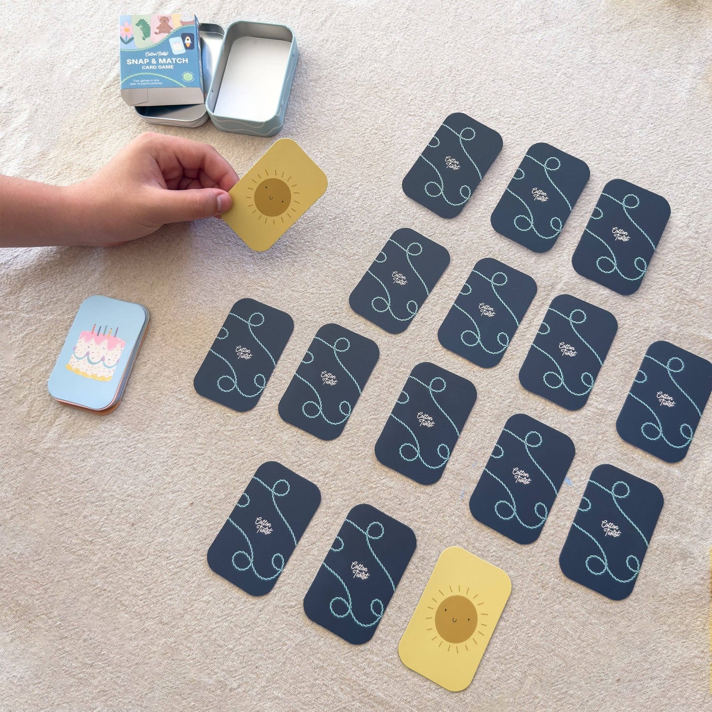 Cotton Twist (WE PREPAY ALL USA DUTIES) - Snap & Match Card Game