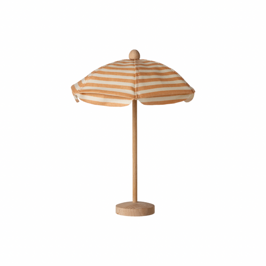 Maileg Beach umbrella, Mouse - Soft coral