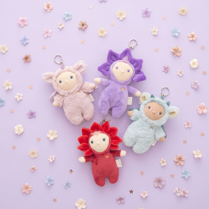 Olli Ella Dinky Bag Charm - Una Unicorn