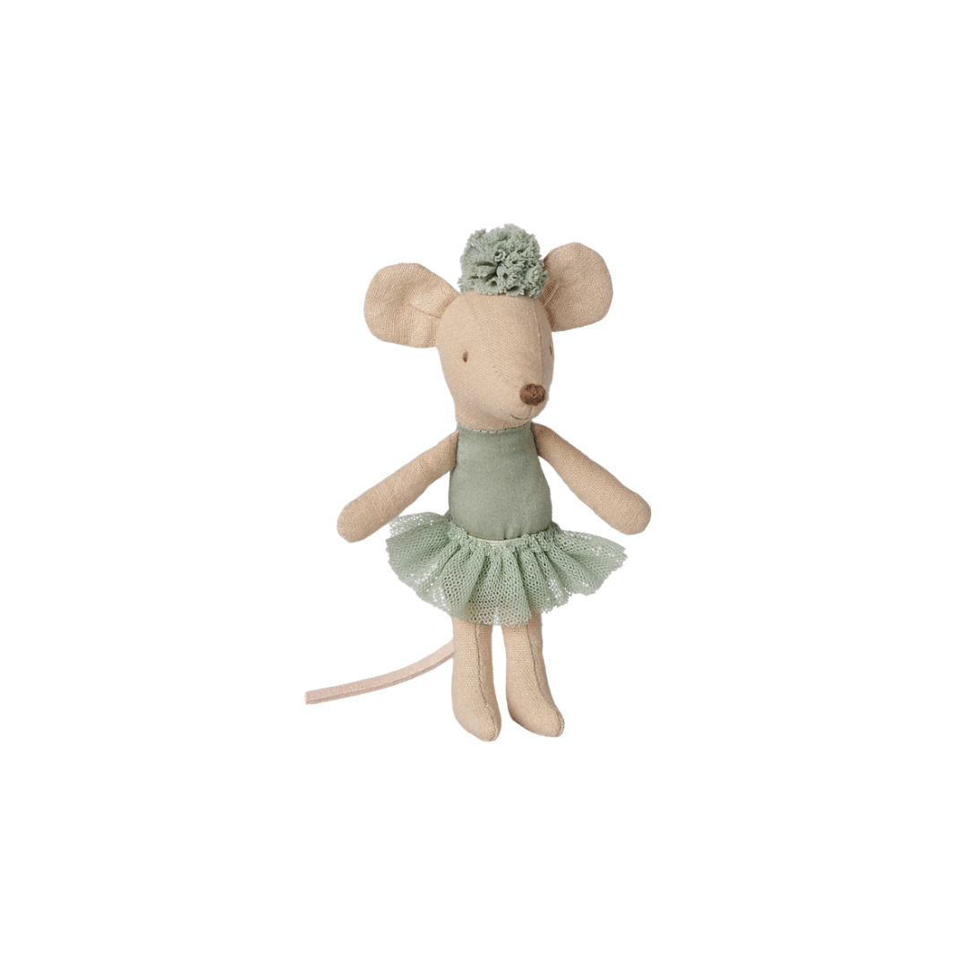 Maileg Ballerina mouse, Little sister - Vintage mint