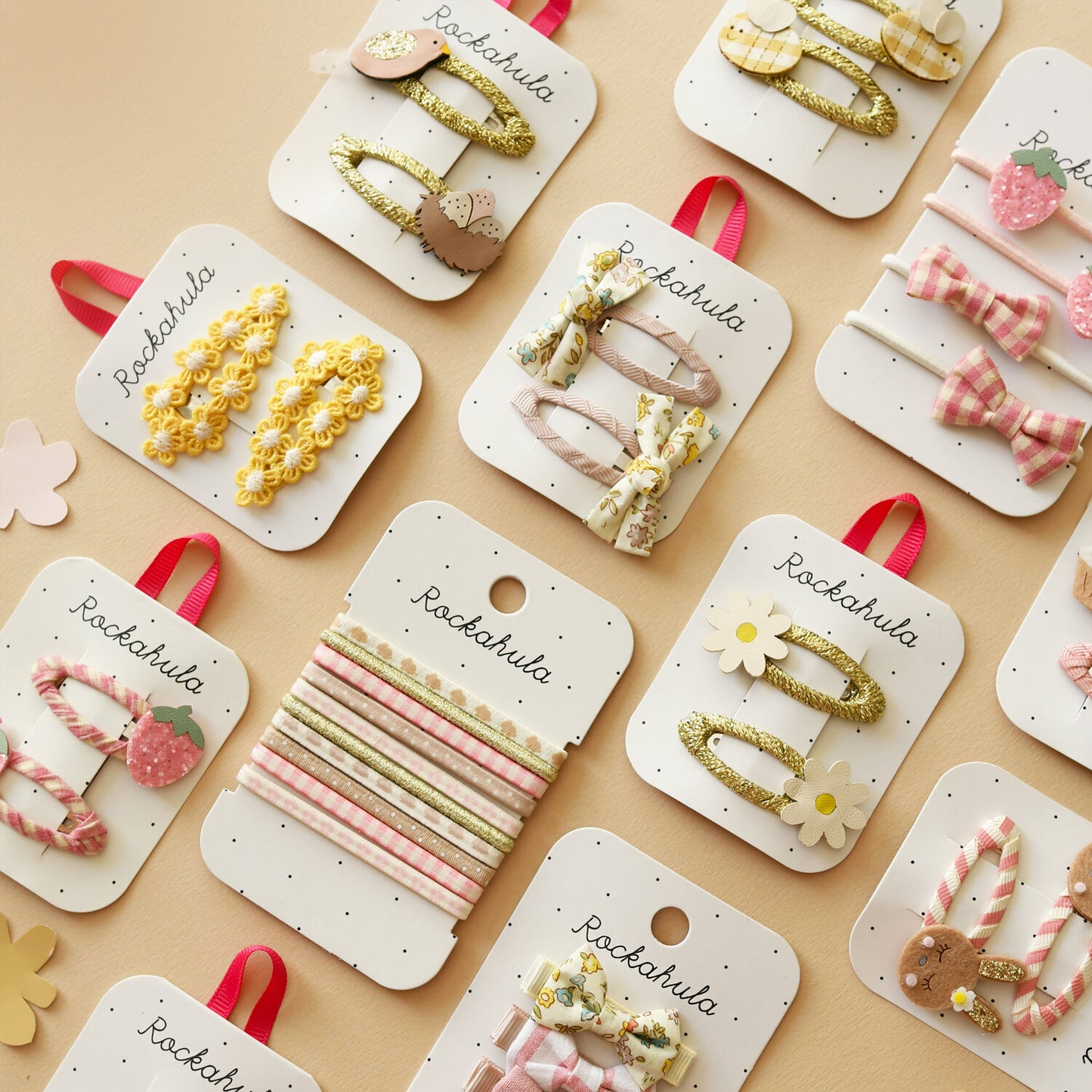 Rockahula Petal Twisty Bow Clips