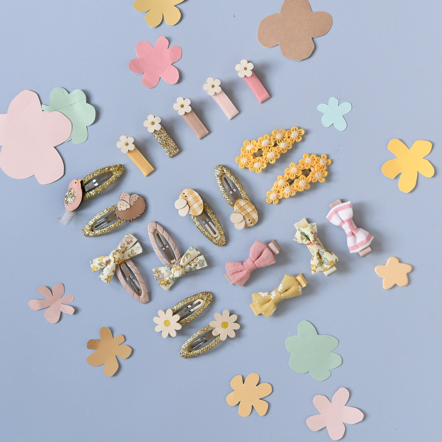 Rockahula Petal Twisty Bow Clips