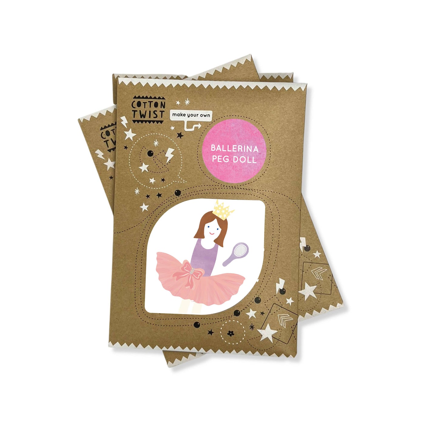 Cotton Twist Make Your Own Ballerina Peg Doll