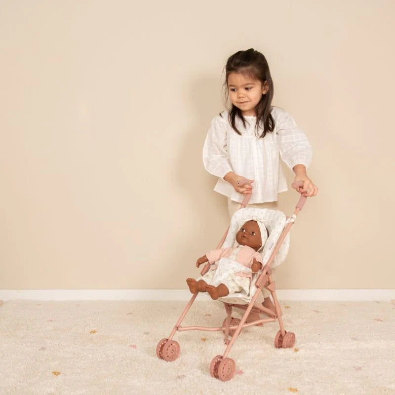 Little Dutch Metal Doll Stroller - Pink