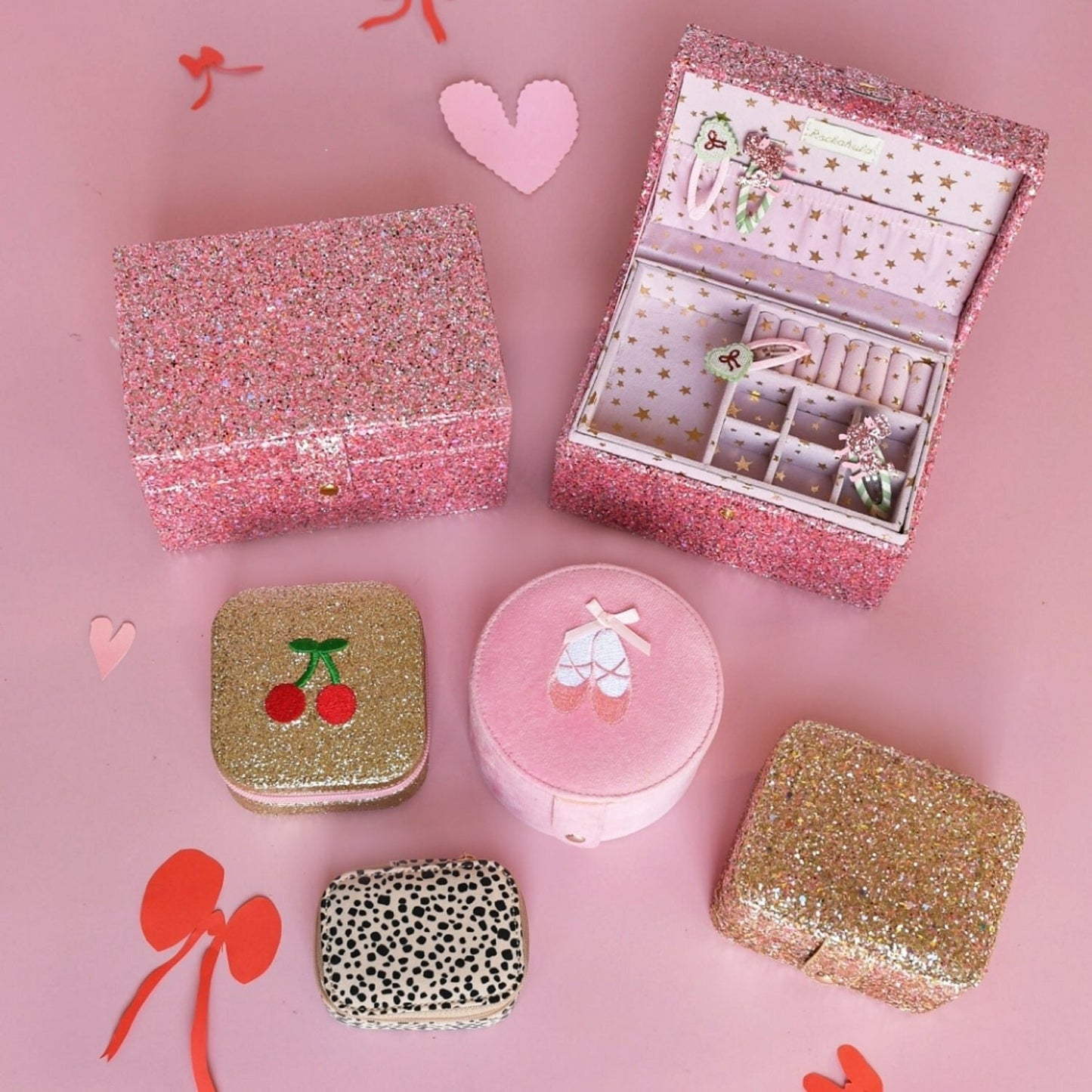 Rockahula Confetti Glitter Large Jewellery Box