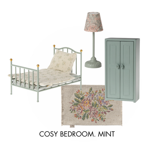 Maileg Cosy Bedroom Bundle, Mint