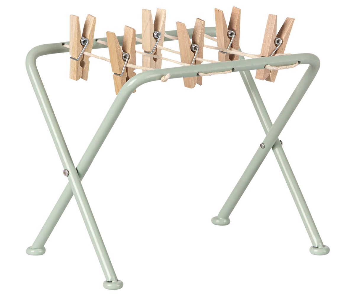 Maileg Drying rack w. pegs, Miniature