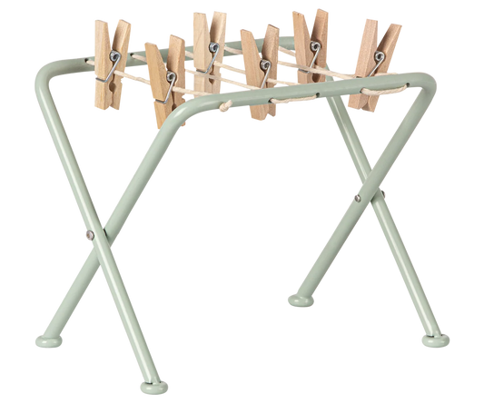 Maileg Drying rack w. pegs, Miniature