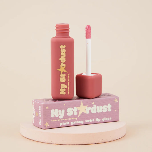 The Natural Play MakeUp Company Lip Gloss - Pink Galaxy Swirl