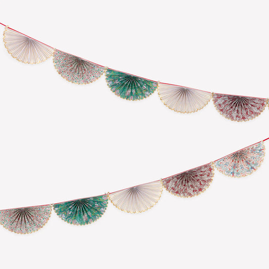 Meri Meri x Liberty Fan Garland