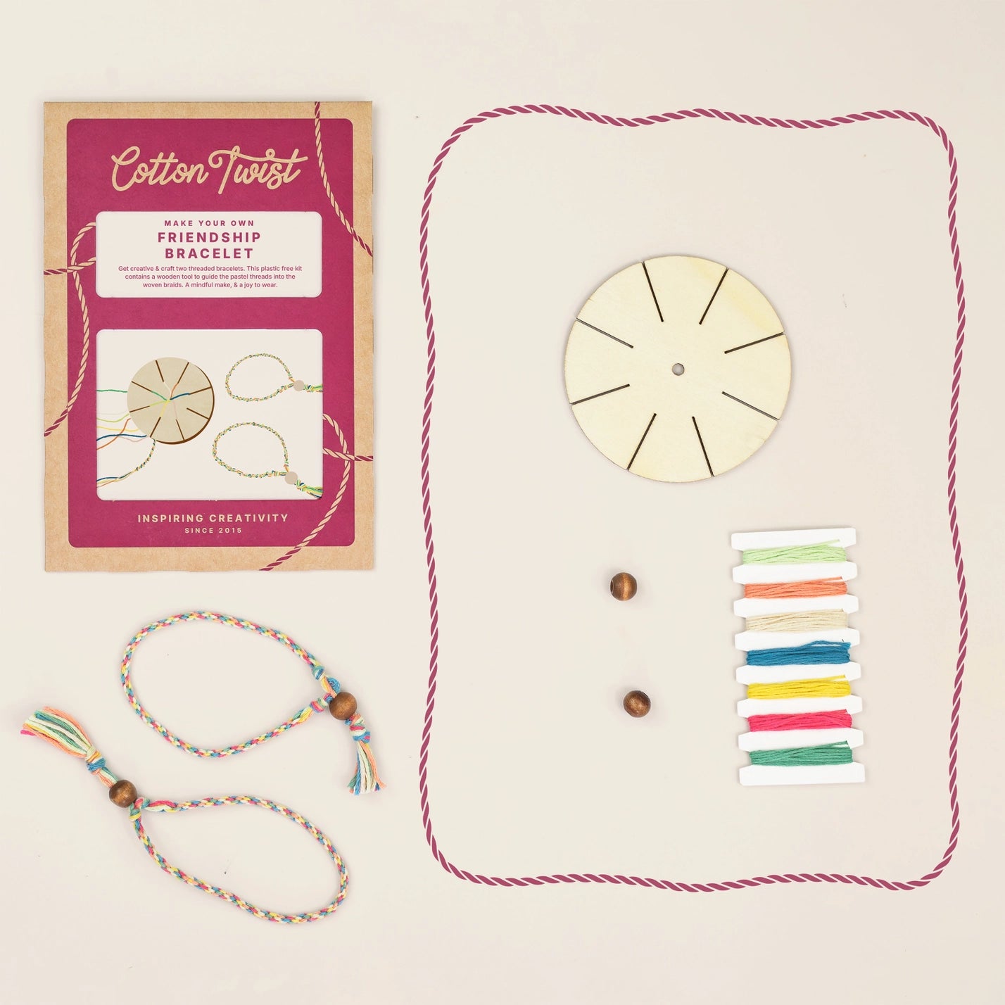 Cotton Twist Make Your Own Friendship Bracelet Kit