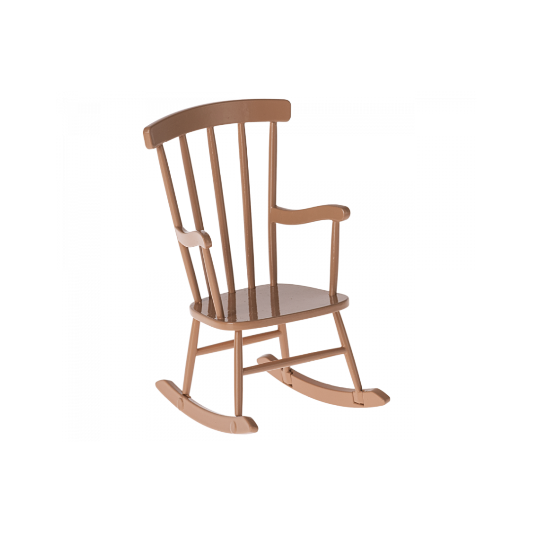 Maileg Rocking chair, Mouse - Dark powder