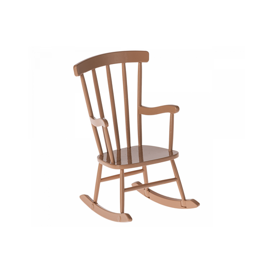 Maileg Rocking chair, Mouse - Dark powder