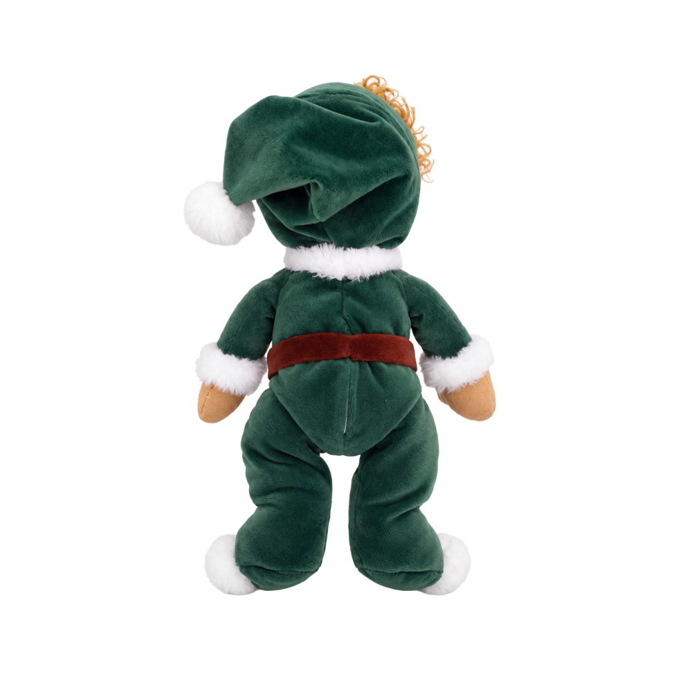 Olli Ella Ezra Elf Dinky Dinkum mini doll posed standing up for festive Christmas pretend play