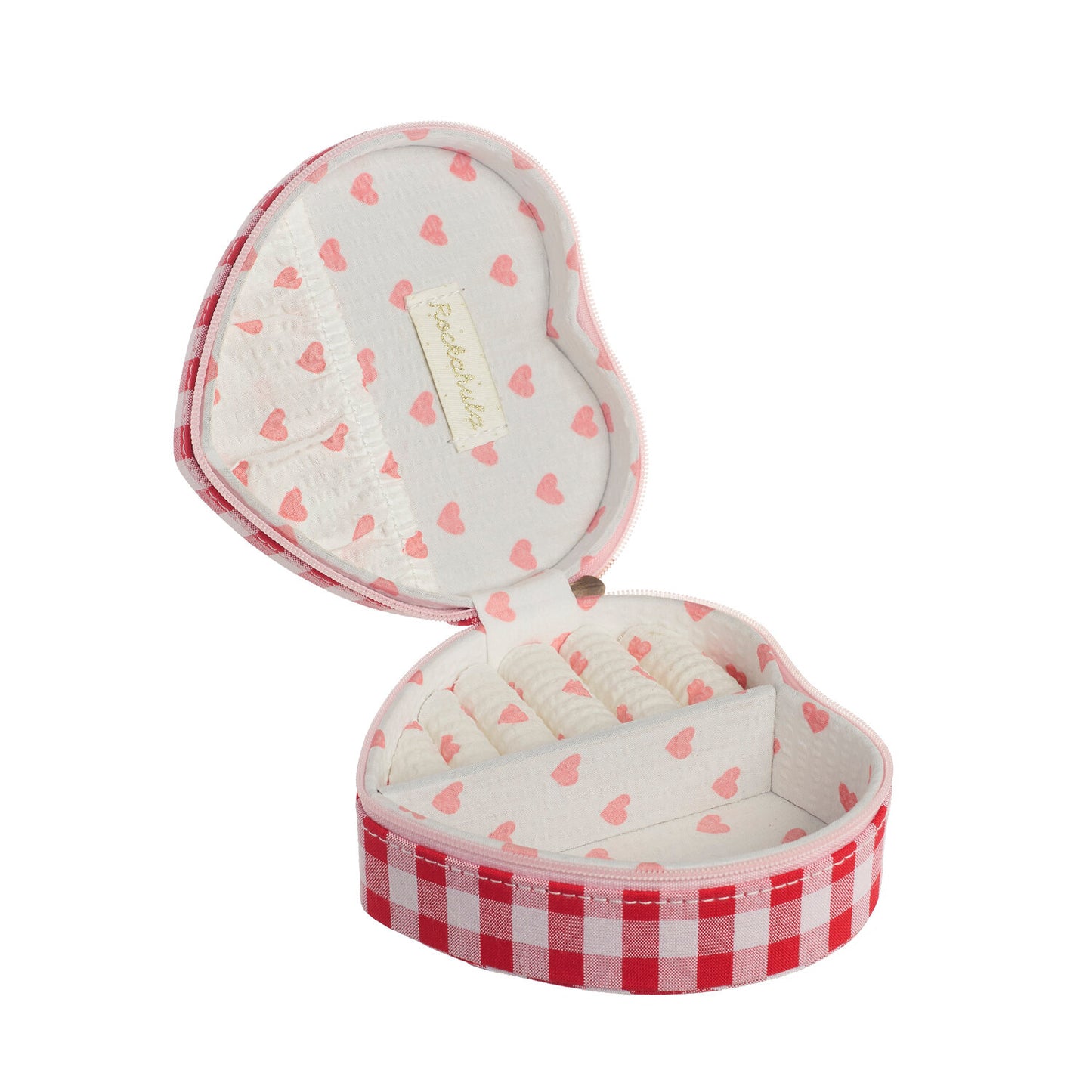 Rockahula Gingham Love Heart Jewellery Box