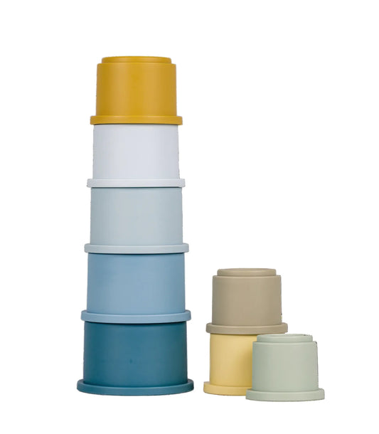 Little Dutch Stacking Cups - Blue