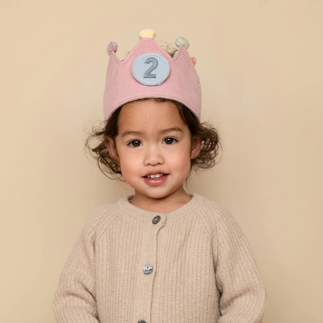 Little Dutch Birthday Crown with Numbers - Pink