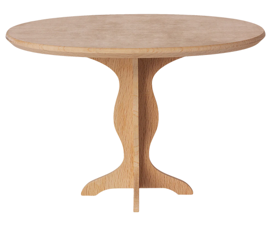Maileg Oval table, Mini - Nature