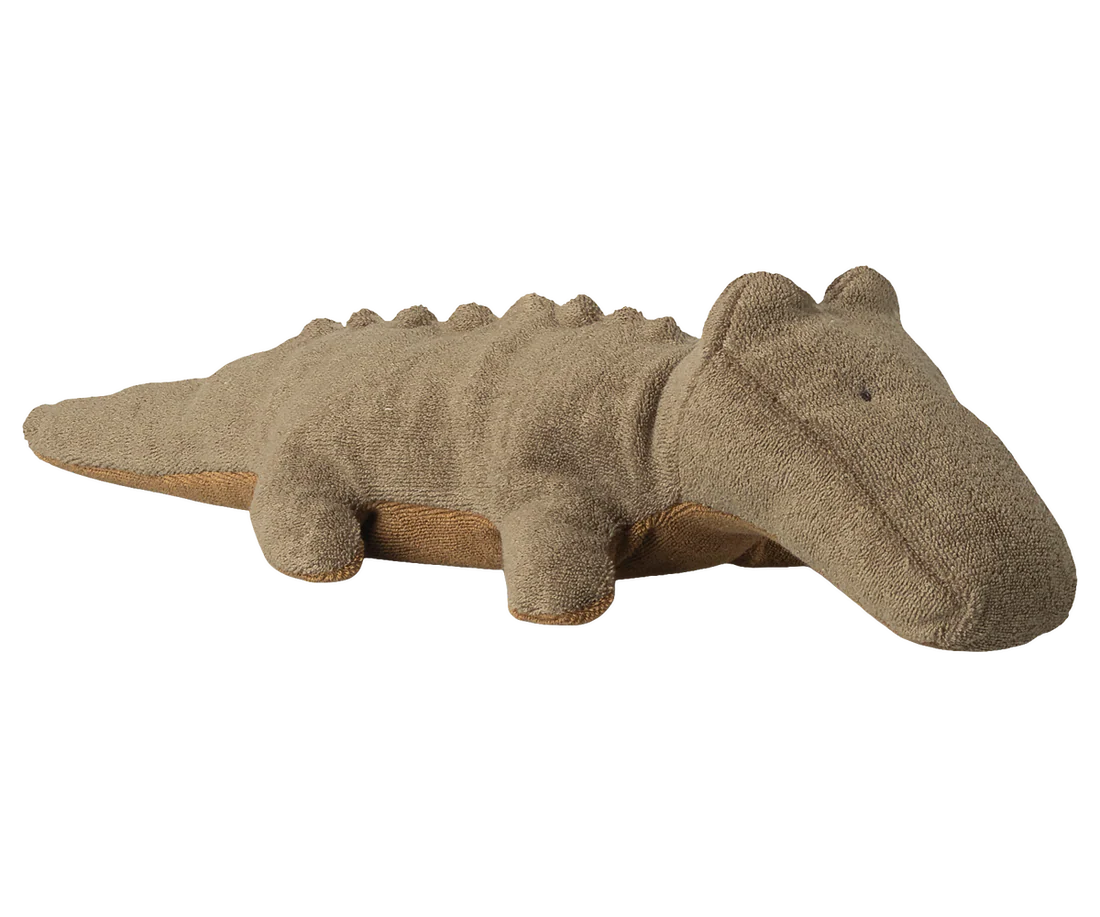 Maileg Safari Friends, Crocodile, Small - Olive Green