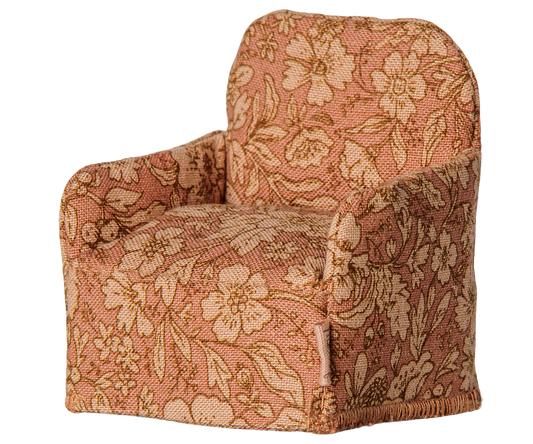 Maileg Folding chair, Mouse - Flower