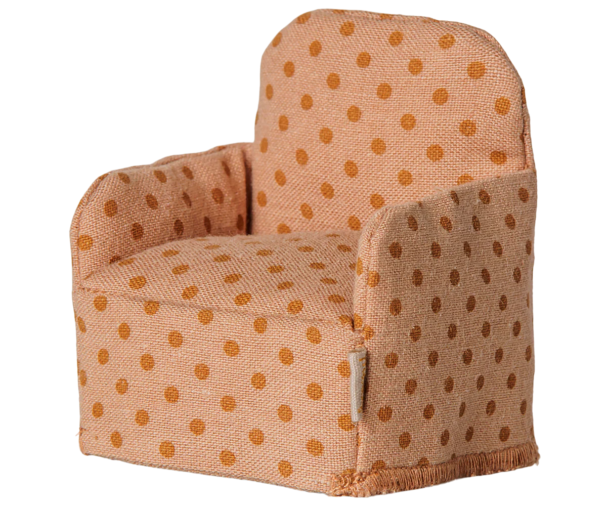 Maileg Folding chair, Mouse - Dots