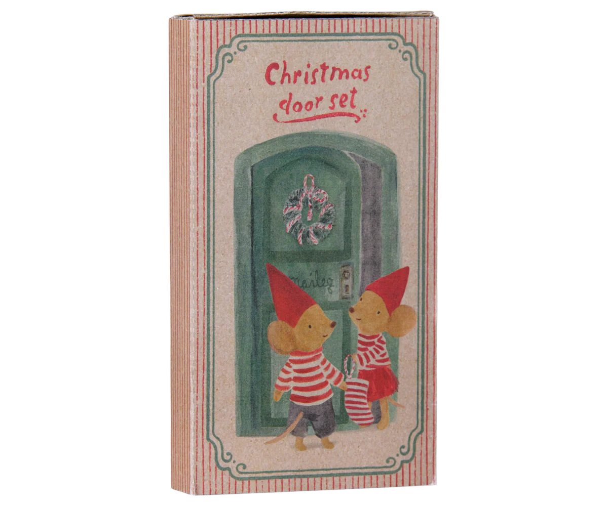 Maileg Christmas door set, Mouse