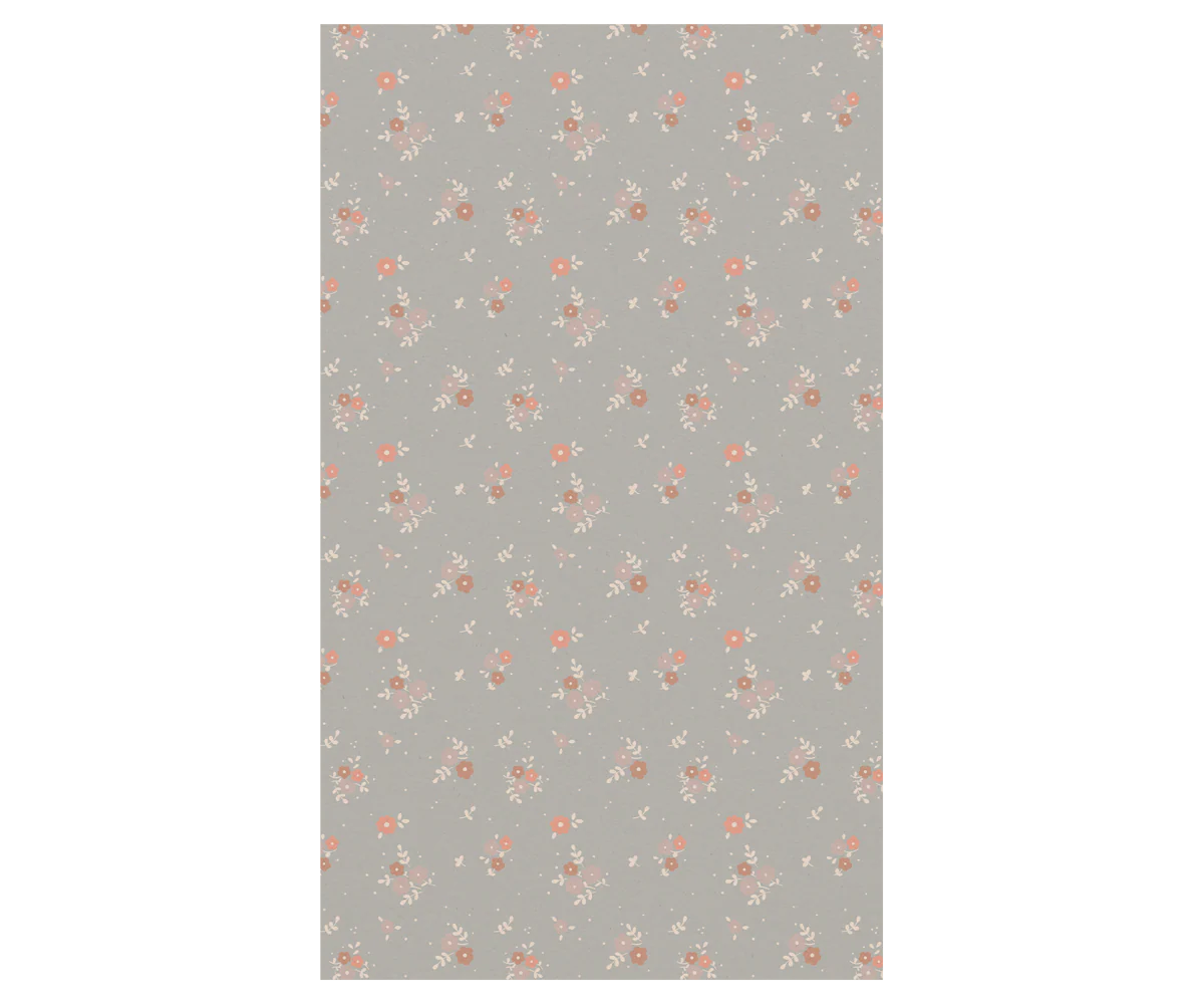 Maileg Gift wrap, 10 m - Michette - Blue/Grey