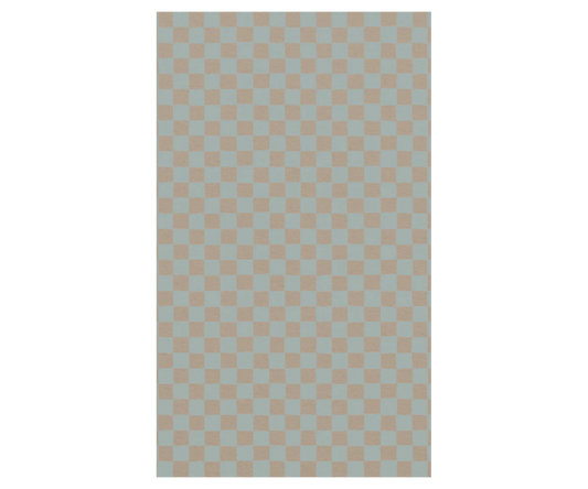 Maileg Gift wrap, 10 m - Checker - Petrol