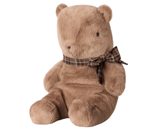 Maileg Teddy bear plush, Large - Dark mushroom