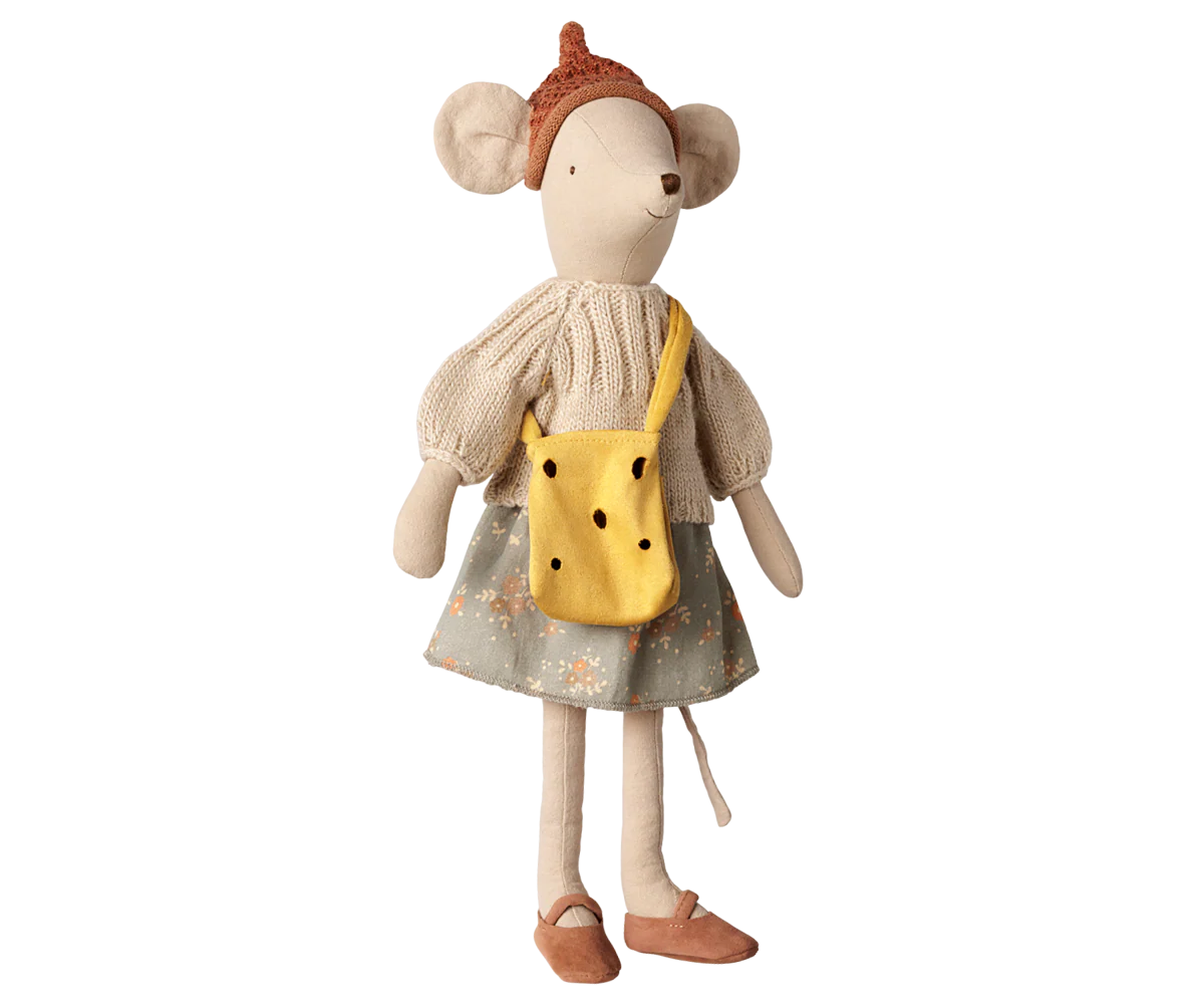 Maileg Cheese bag, Medium mouse