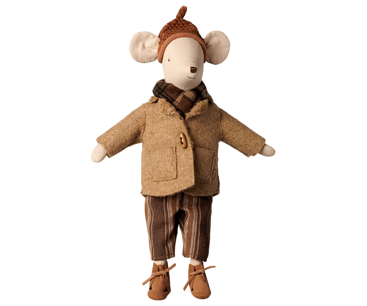 Maileg Jacket and scarf - Medium mouse