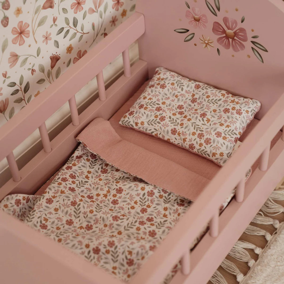 Little Dutch Wooden doll bed