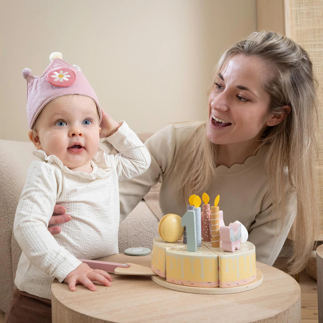 Little Dutch Birthday Crown with Numbers - Pink