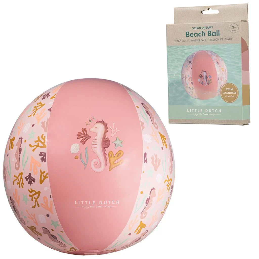 Little Dutch Beach Ball - Ocean Dreams Pink