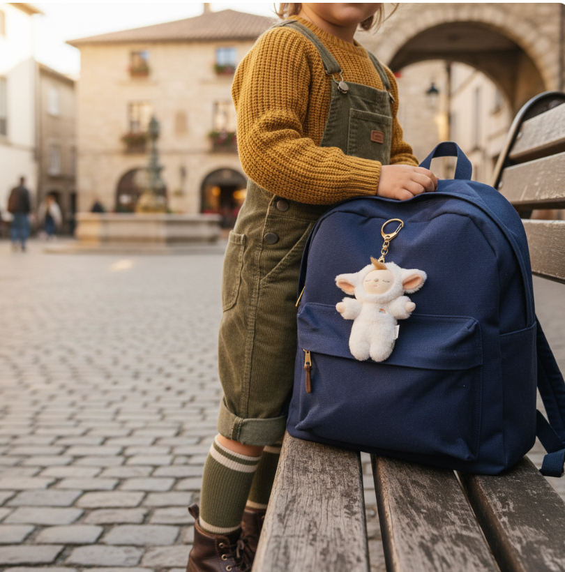 Olli Ella Cozy Bag Charm Lamby Pookie