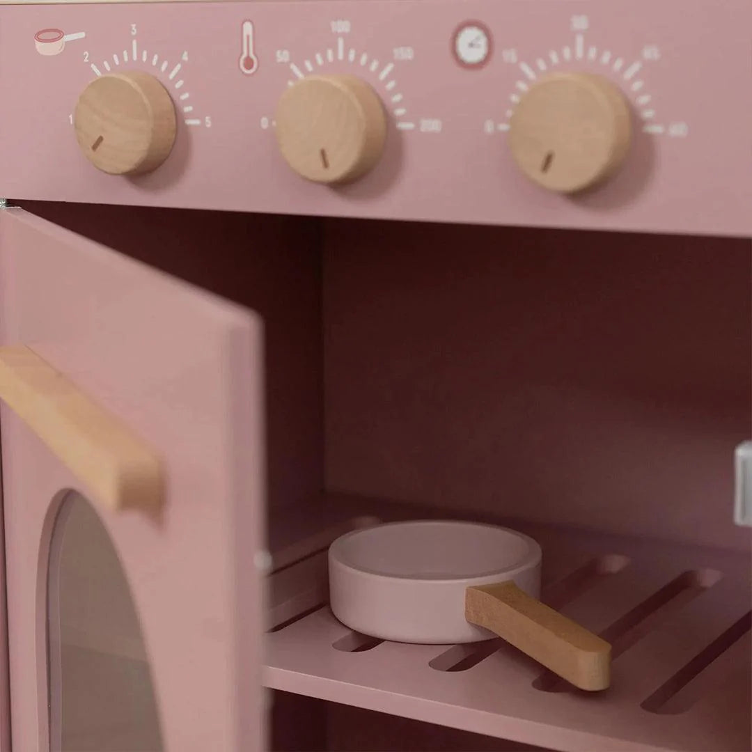Little Dutch Wooden play kitchen Pink Limited Edition
