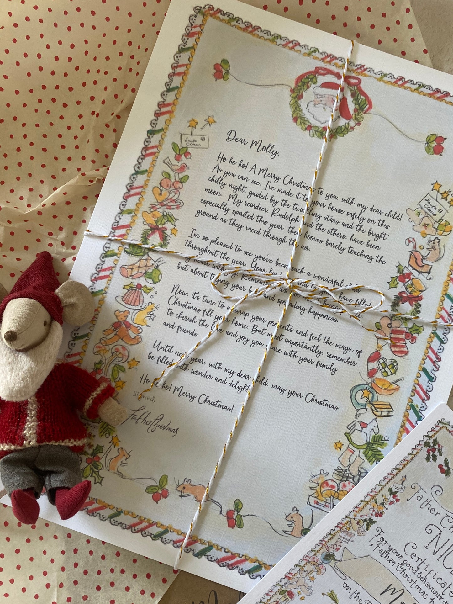 Official Personalised Letter from Father Christmas