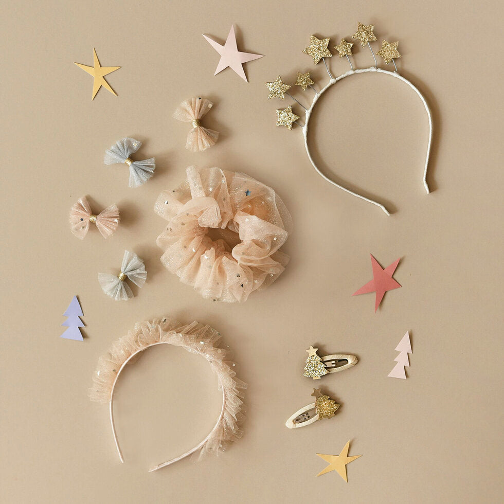 Rockahula Sparkle Tulle Mini Bow Clips