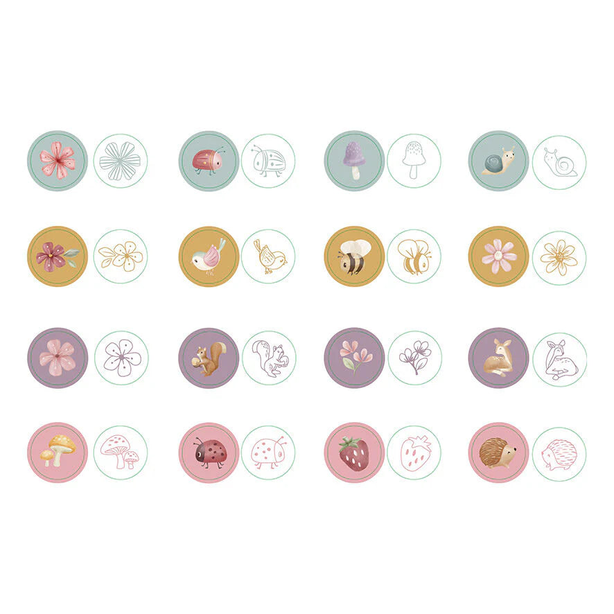 Little Dutch Self inking stamps - Fairy Garden