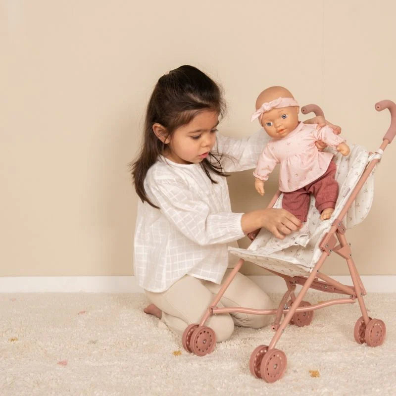 Little Dutch Metal Doll Stroller - Pink
