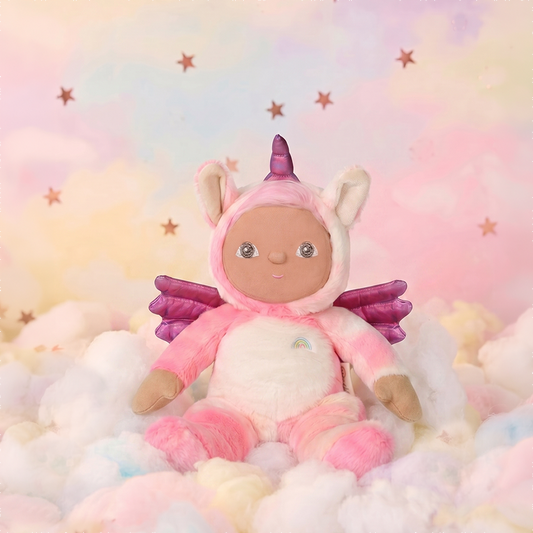 Dinky Dinkum Yuna Unicorn by Olli Ella – Limited Edition Mini Magical Plush Toy