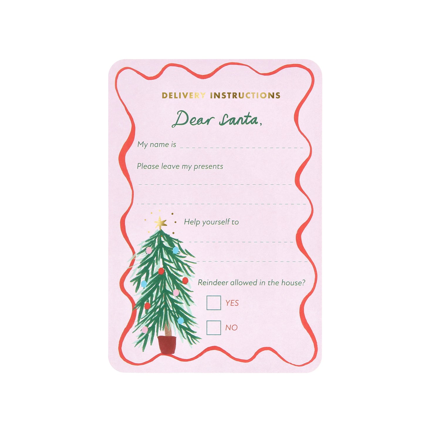 Meri Meri Letter to Santa Kit