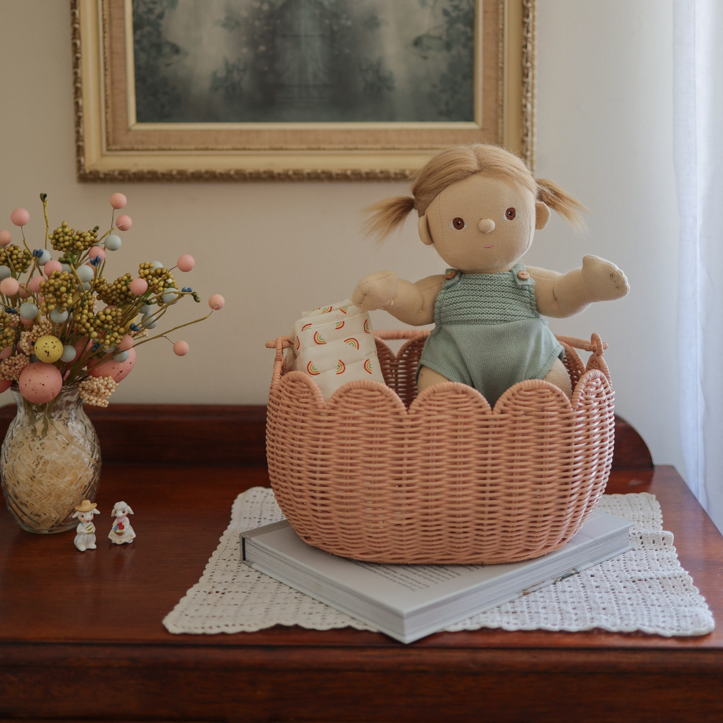 Olli Ella Petal Basket