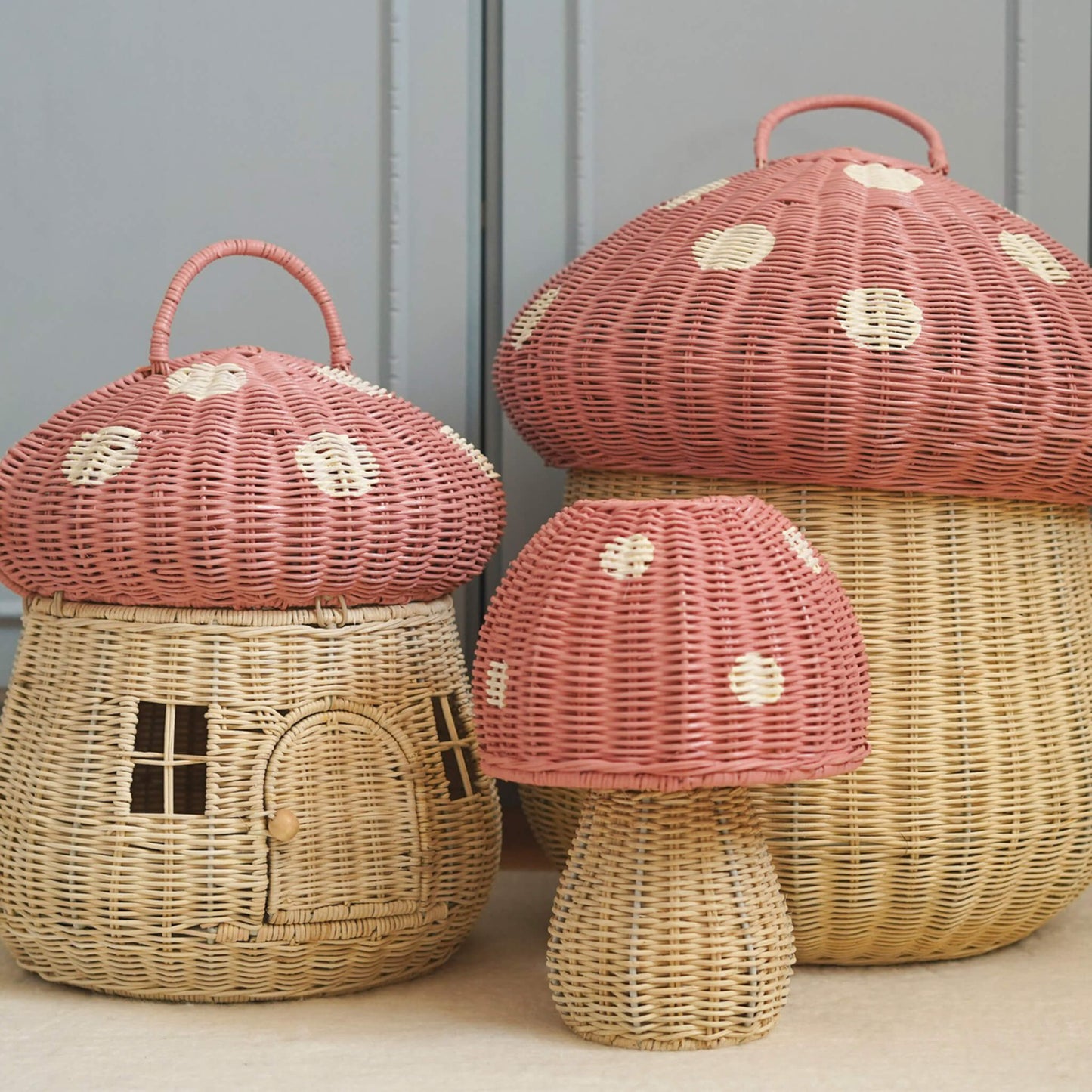 Olli Ella Mushroom Doll House - Musk
