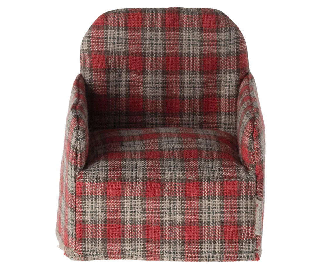 Maileg Cosy Living Room Chair Bundle, Red