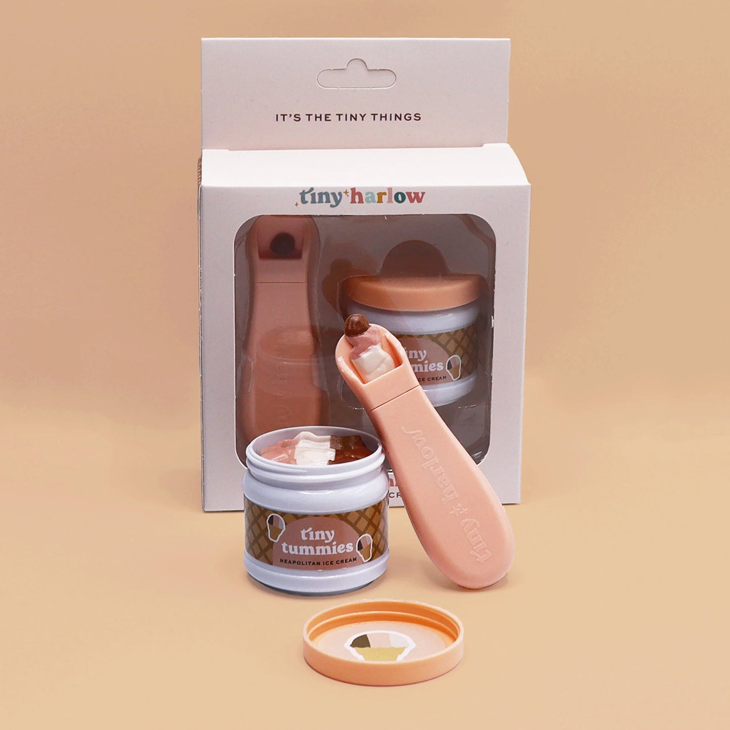 Tiny Harlow Neapolitan Ice Cream Tiny Tummies