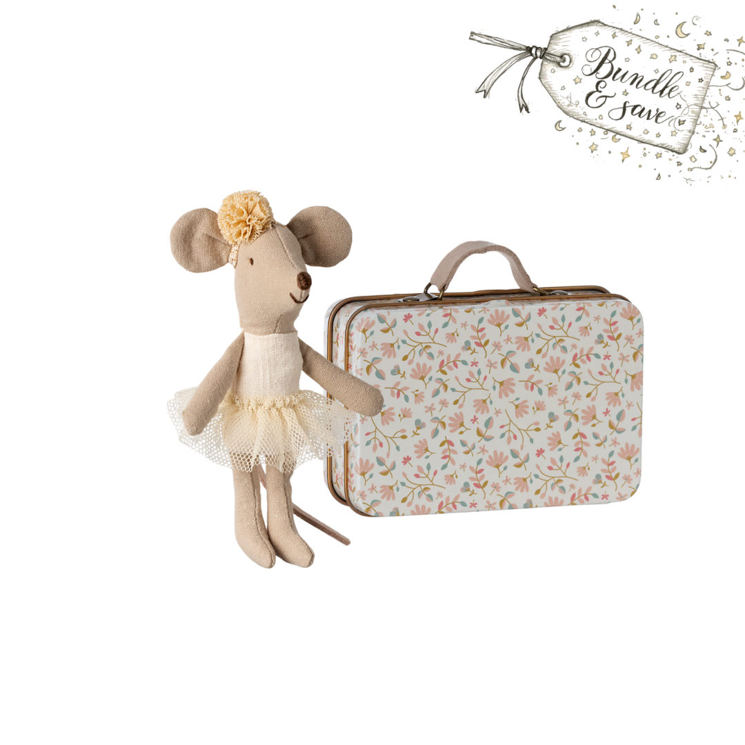 Maileg Ballerina Gift Set, Off White